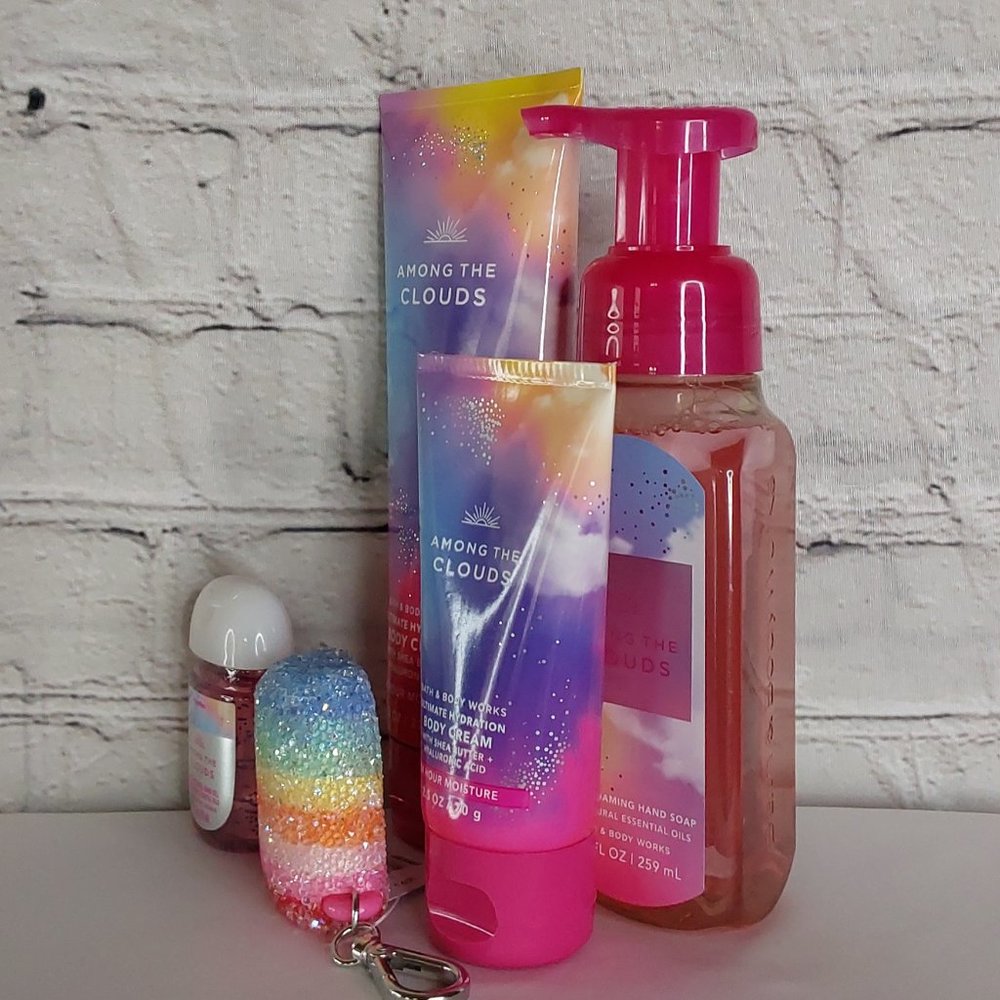 BATH & BODY WORKS 'AMONG THE CLOUDS' 5~PIECE BODY CARE GIFT SET - Picture 4 of 12